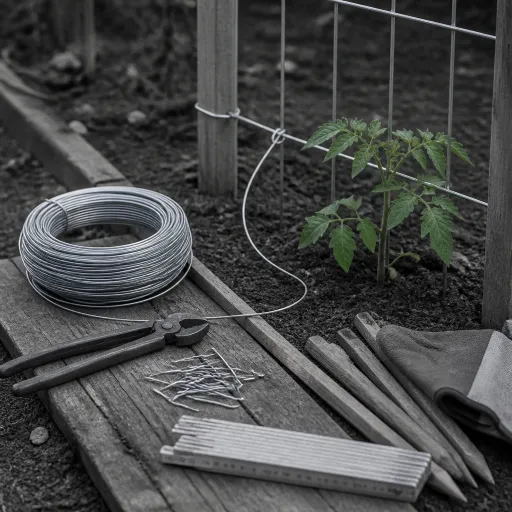 Fil de fer galvanisé au jardin : usages, résistances et choix éclairés
