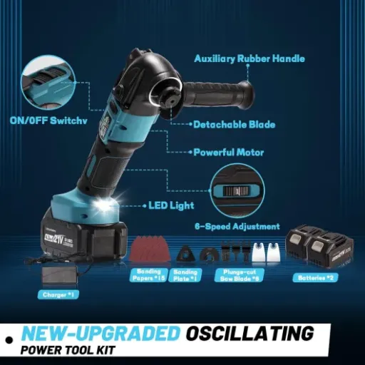 Test YEARTOP Outil Multifonctions Oscillant 21V : un clone Makita pas cher qui fait (globalement) le job