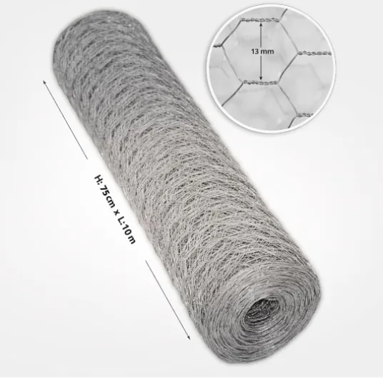 Grillage Clôture forestière - Clôture pour Animaux - Grillage à Gibier Mouton Chèvre Chien Poussins Poules - Treillis volière galvanisé - Maille nouée (H75 cm x L10 m Maille 13mm) H75 cm x L10 m Maille 13 mm
