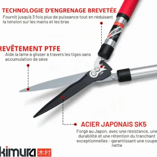Test Cisailles de jardin Kimura Pro : des cisailles légères qui coupent vraiment sans forcer