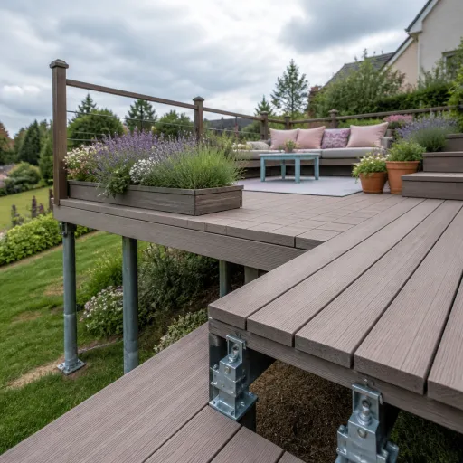 Aménager une terrasse en kit sur pilotis pour sublimer le jardin